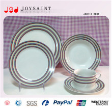 Uso doméstico de porcelana uso diário Housewares placa cerâmica